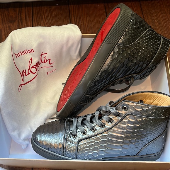 Christian Louboutin Python Men Sneaker 
